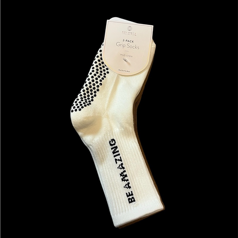 🆕 Balance Collection BE AMAZING  Grip Socks 2 Pack - Picture 10 of 10